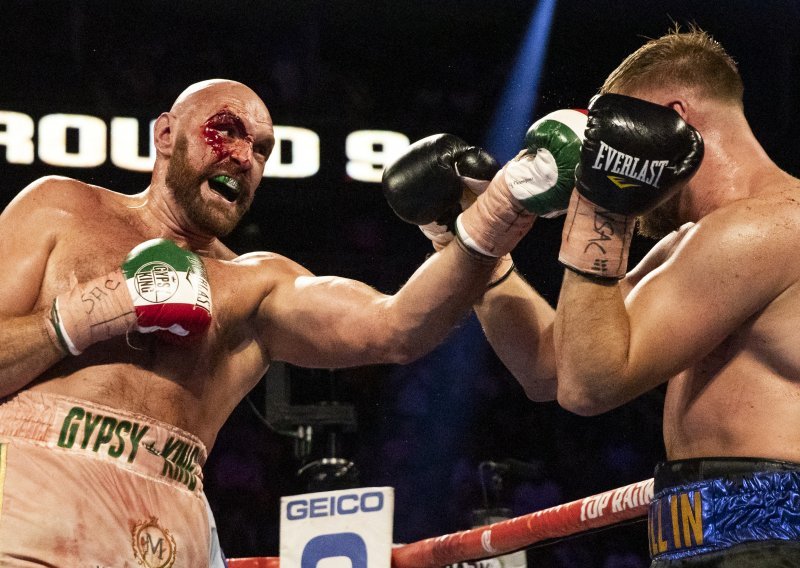 Tyson Fury pokazao veliko srce šampiona; bitanskog boksača nije zaustavila ni gadna posjekotina