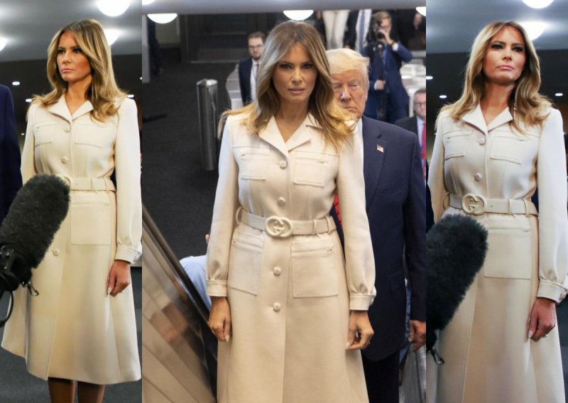 Dok njezinom suprugu prijeti opoziv, Melania Trump blista u bijelom