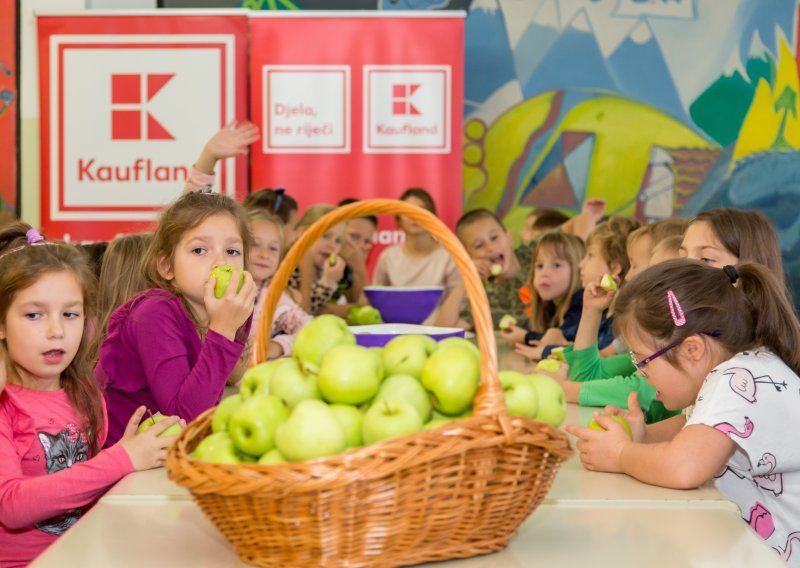 Kaufland ponovno donira - školarcima 130 tona voća i povrća!