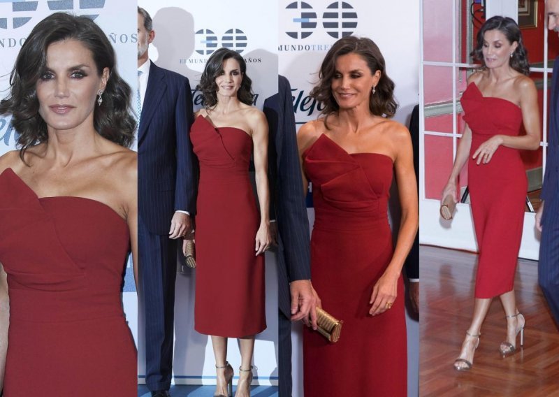 Dama u crvenom: Španjolska kraljica ovim bi stajlingom posramila i holivudske zvijezde