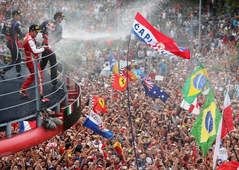 Vettelu zvižduci, ogromna hrvatska zastava zasjenila vozače!