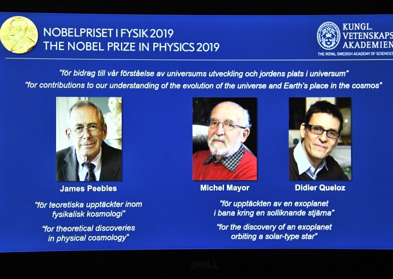 Nobel za fiziku trojici znanstvenika za revolucionarna otkrića o svemiru