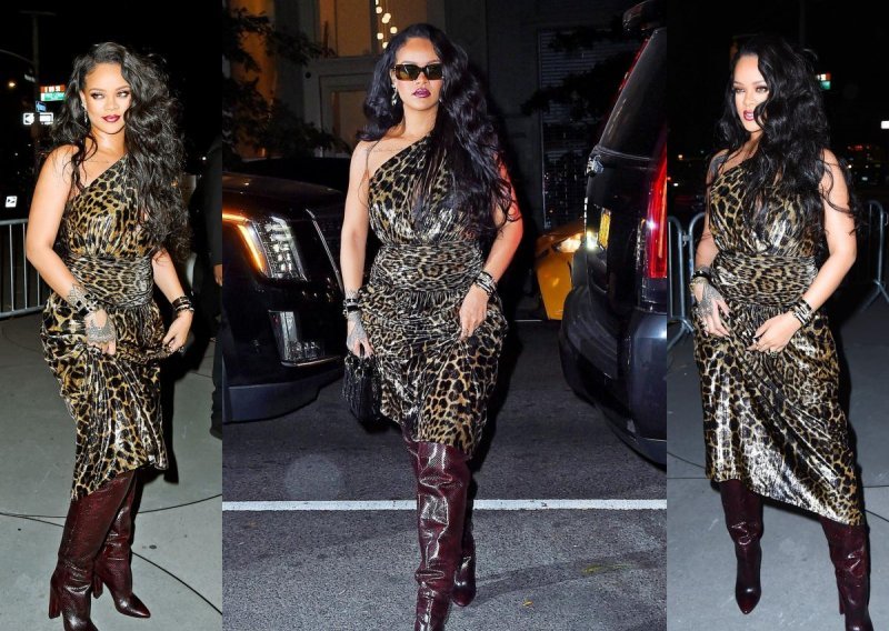 Vamp look tamnopute ljepotice: Nakon elegantnih izdanja Rihanna se vratila svom prepoznatljivom imidžu