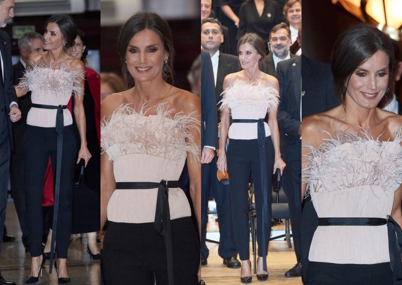 Očarala stilom: Kraljica Letizia mamila uzdahe u vječitoj crno-bijeloj kombinaciji