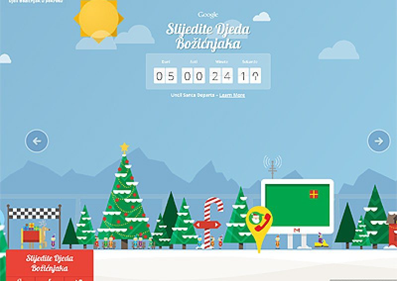 Bing i Google prate Djeda Božićnjaka