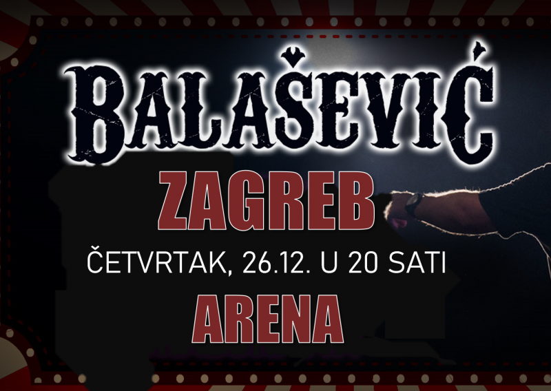 Đorđe Balašević u Areni Zagreb - u dva dana prodano pola dvorane