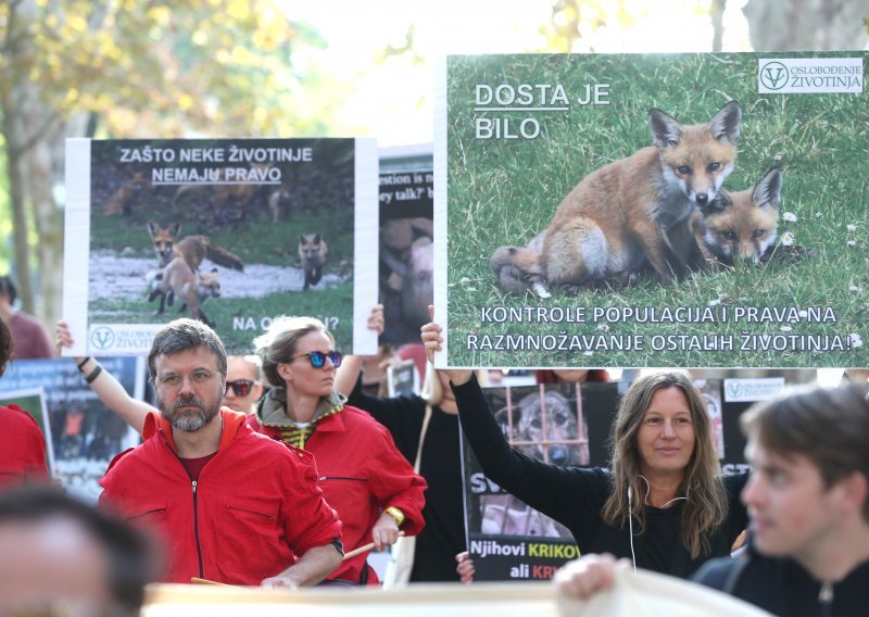 U Zagrebu održan međunarodni prosvjed za zabranu lova