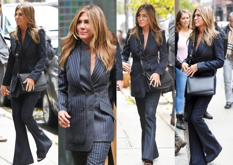 Nosi li išta ispod odijela? Jennifer Aniston stvorila pomutnju na gradskim ulicama