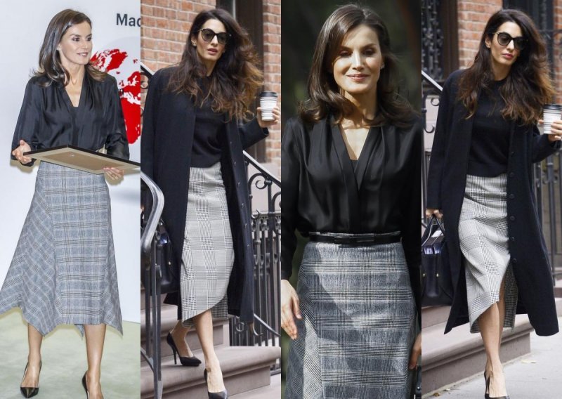 Kao da su se dogovorile: Amal Clooney i španjolska kraljica osvanule u identičnim stajlinzima