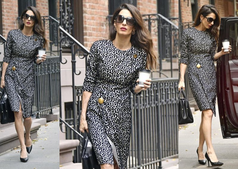 Dotjerana i u midi haljini Amal Clooney izašla pred njujorške studente