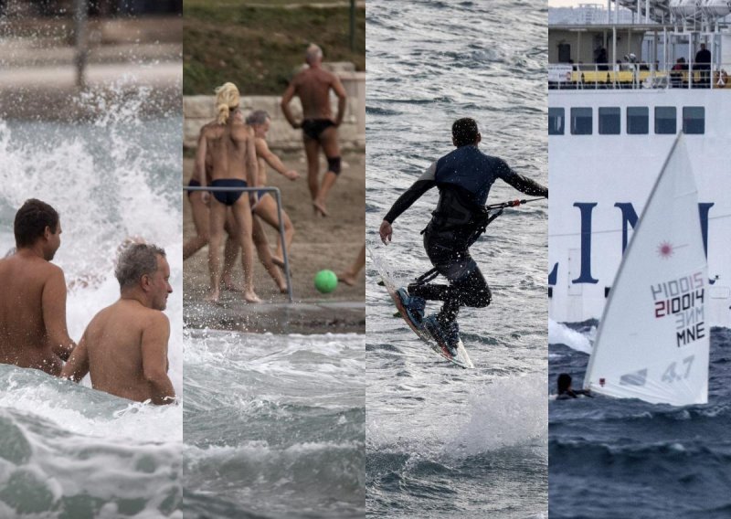 Splićani ne odustaju od omiljene plaže ni kad okrene na jugo