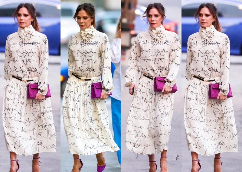 Nitko to ne radi bolje od nje: Victoria Beckham zahtjevni print isfurala od glave do pete