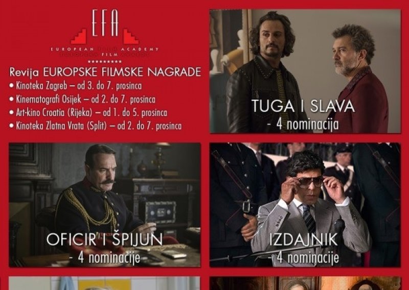 Revija filmova nominiranih za nagradu Europske filmske Akademije!