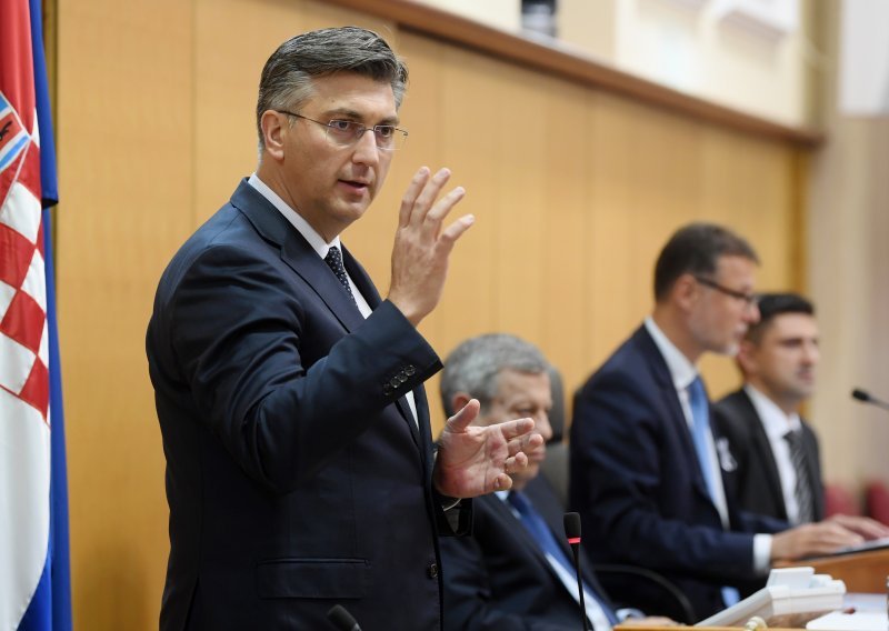 Plenković u Hrvatskom saboru: Proširenje EU je bitno za mir i stabilnost u regiji