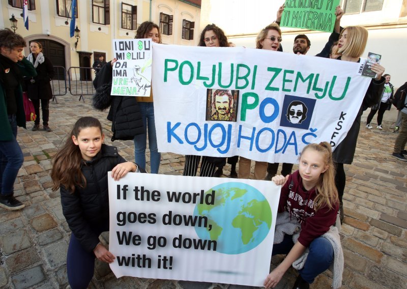Prosvjednici protiv klimatskih promjena završili kod Frke Petešića