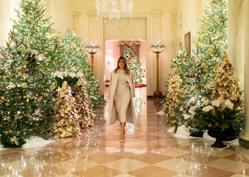 Evo kako je ove godine Melania Trump uredila Bijelu kuću za božićne blagdane