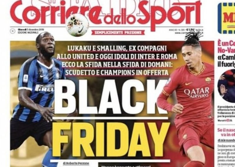 Novi rasistički skandal potresa talijanski nogomet; ovakva najava derbija u najmanju je ruku sramotna i za svaku osudu
