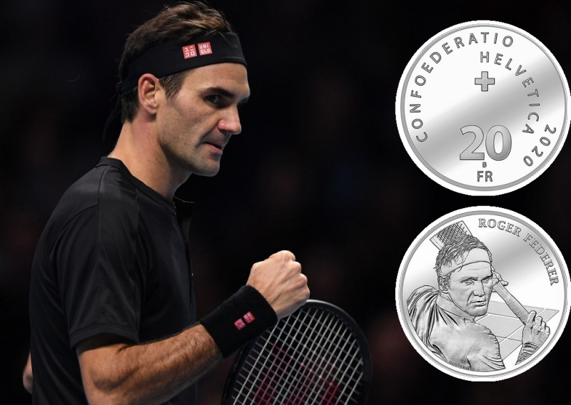 Čak 33.000 kovanica s likom Rogera Federera razgrabljeno je mjesec dana prije puštanja u prodaju