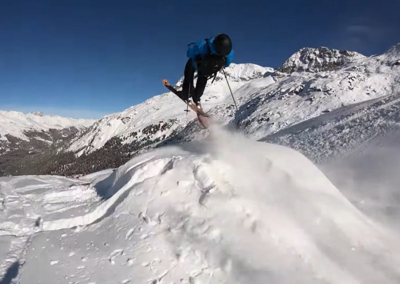 Nespretni skijaški salto pretvorio se u kolut naprijed