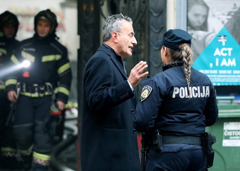 Pavle Kalinić ušao u verbalni koštac s policajkom jer mu nije dozvolila ulazak na mjesto požara