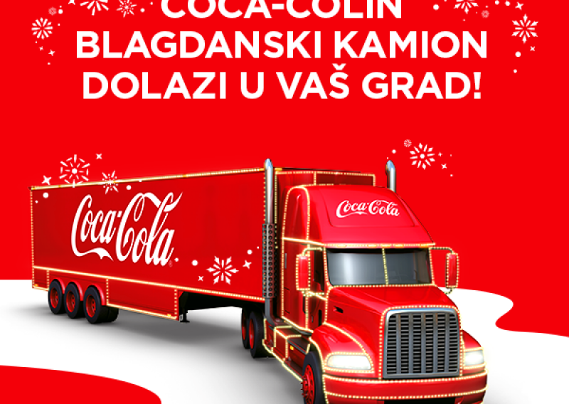 Coca-Colin blagdanski kamion razvozi čaroliju blagdanskih trenutaka po cijeloj Hrvatskoj