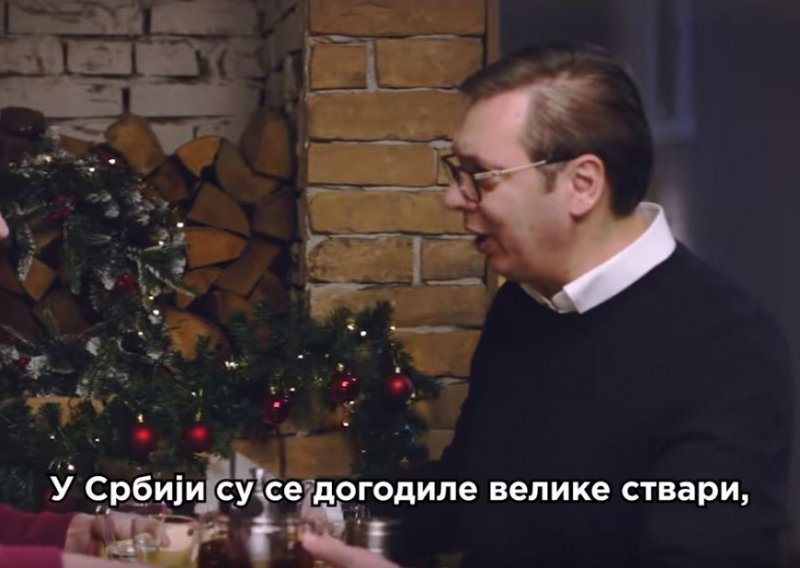 [VIDEO] Vučić snimio novogodišnji spot pa požalio