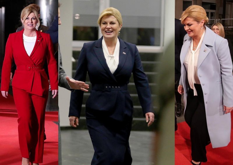 Igra li Kolinda Grabar Kitarović ovim modnim kombinacijama na pobjedu? Čini se da ništa nije slučajno...