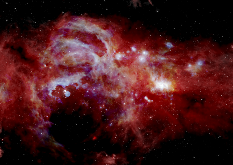 NASA je snimila sliku središta naše galaksije: Pogledajte kako izgleda područje široko 600 svjetlosnih godina
