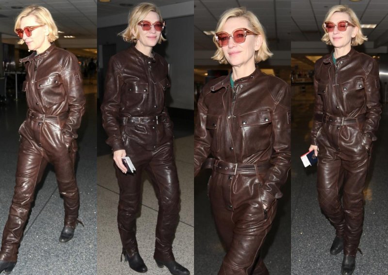 Putno izdanje sa stilom: Cate Blanchett ukrala svu pozornost u koži od glave do pete