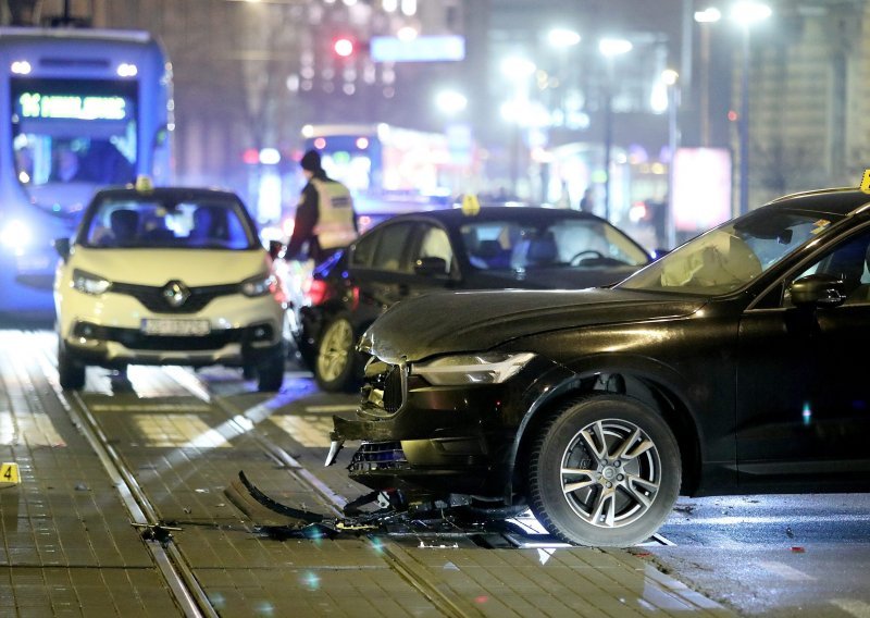 Trostruki sudar u centru Zagreba: U nesreći sudjelovao i BMW s diplomatskim tablicama