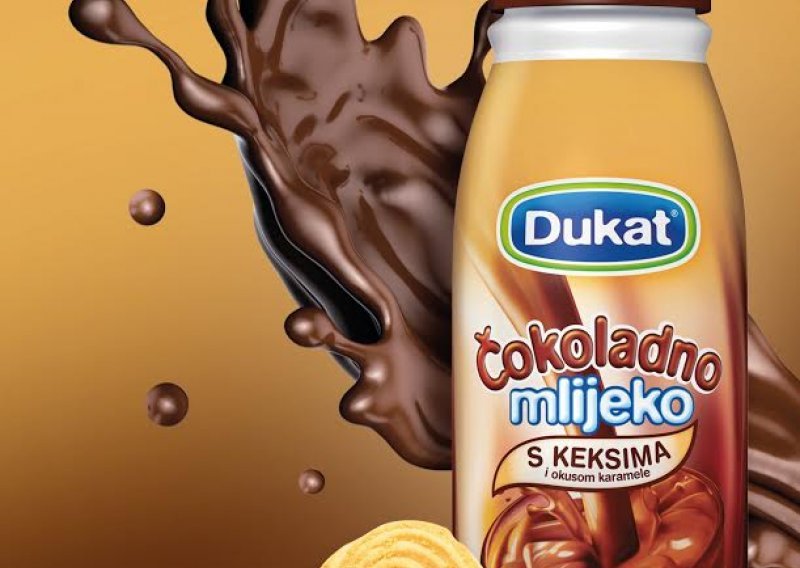 Novo Dukat čokoladno mlijeko s keksima i okusom karamele