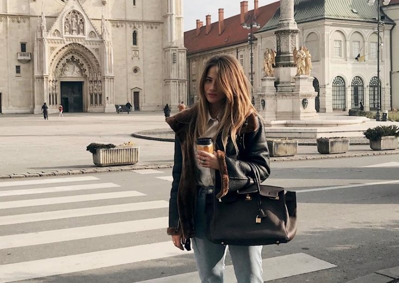 Izabel Kovačić centrom Zagreba prošetala s najskupljom torbom na svijetu o kojoj većina može samo maštati