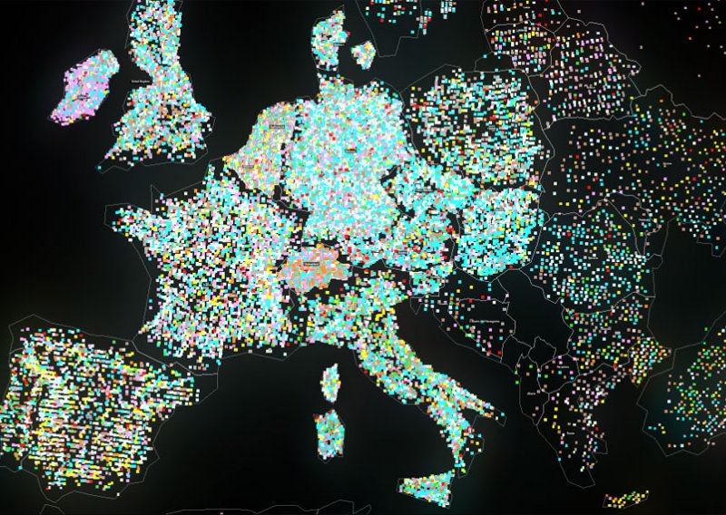 Harvardov globus trgovine: Slovenija svijetli, Hrvatska se crni