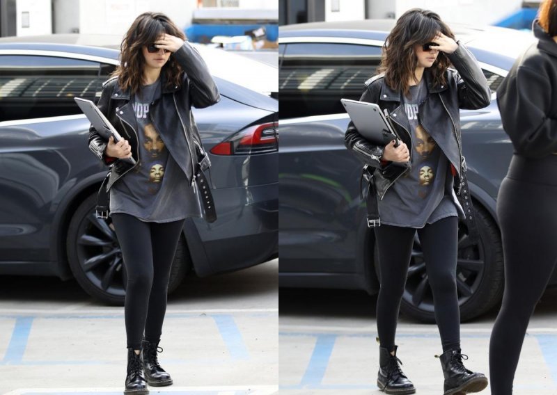 Kultne marte i bajkerska kožna jakna: Selena Gomez zna da se s modnim klasicima ne može pogriješiti