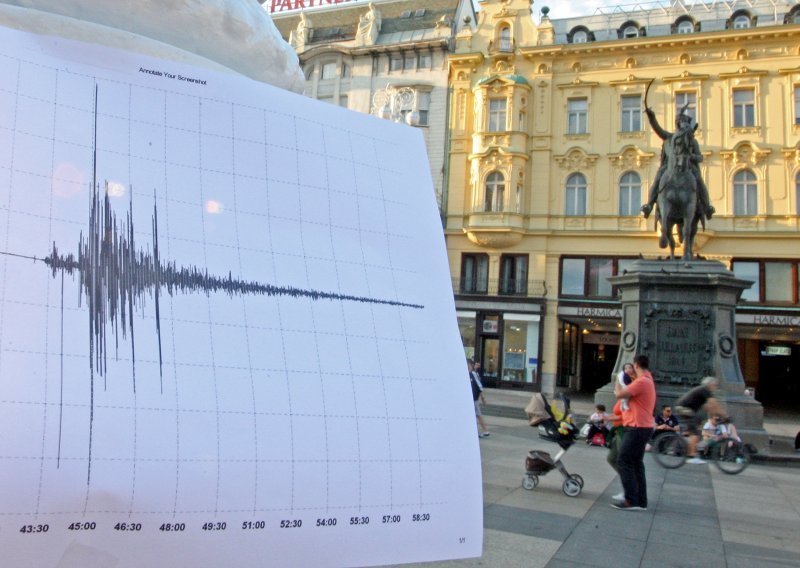 Slab potres ponovno na zagrebačkom području