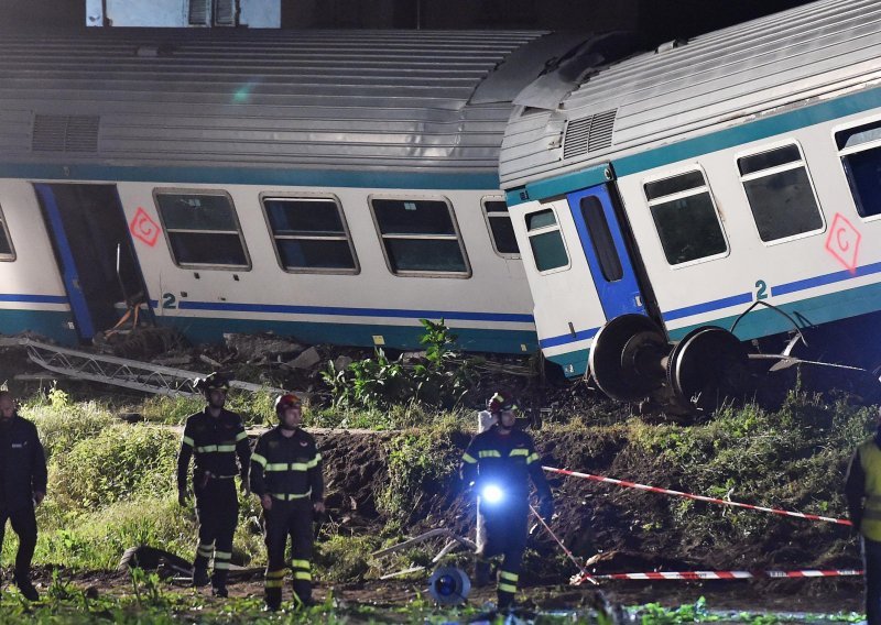 Blizu Milana vlak iskočio iz tračnica, jedna osoba poginula