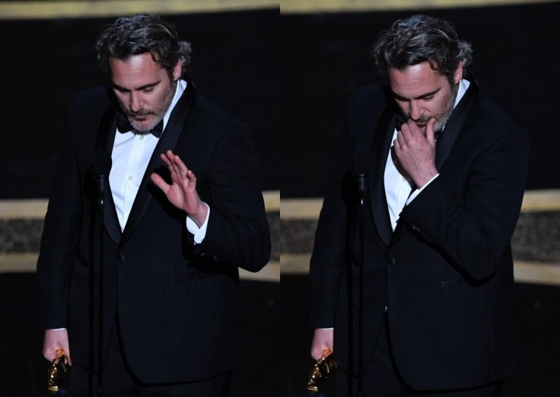 S Oscarom u rukama i suzama u očima Joaquin Phoenix zahvalio na pruženoj drugoj prilici: 'Cijeli sam život bio nitko i ništa, bio sam sebičan'