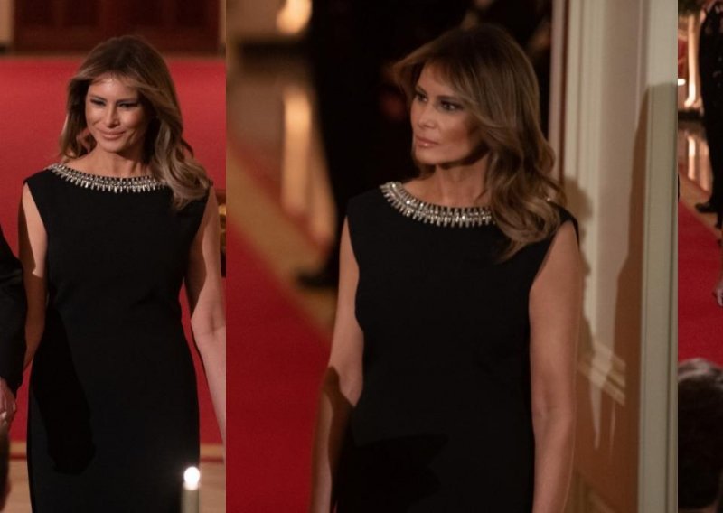 Svi su pogledi bili uprti u Melaniju Trump u minimalističkoj kreaciji koja je naglasila njenu manekensku figuru