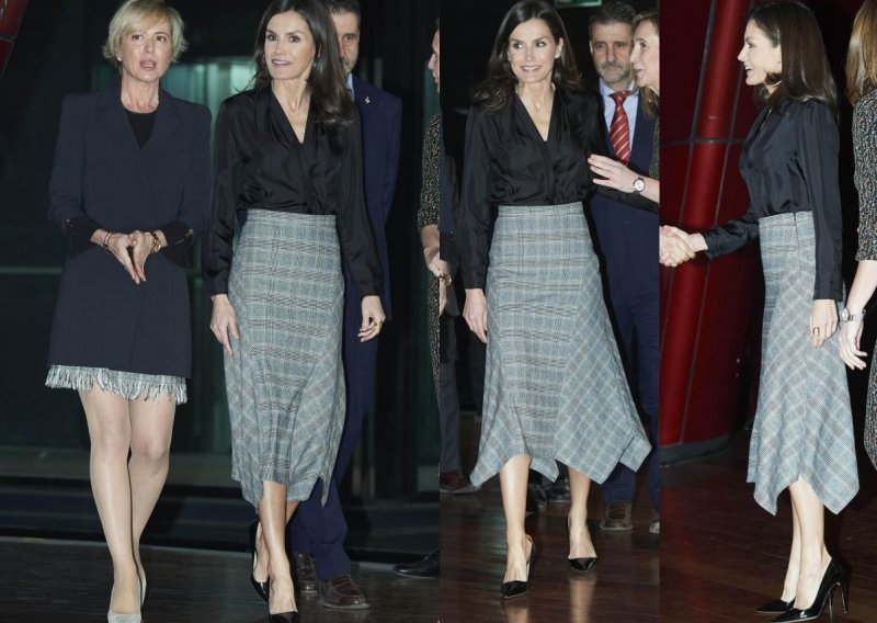 Lijepa Španjolka zna odabrati komad koji će nositi godinama, a ova suknja nikad ne izlazi iz mode