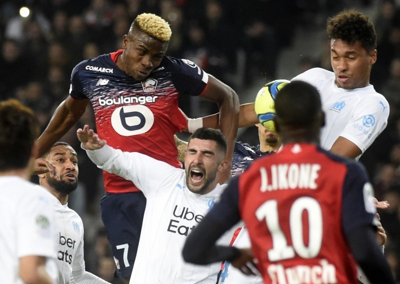 Marseille se pobjedom učvrstio na drugom mjestu, Lille se i dalje nada Ligi prvaka
