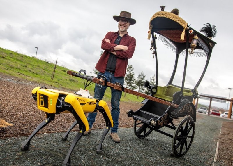 Najmoderniju rikšu na svijetu vuče robotski pas