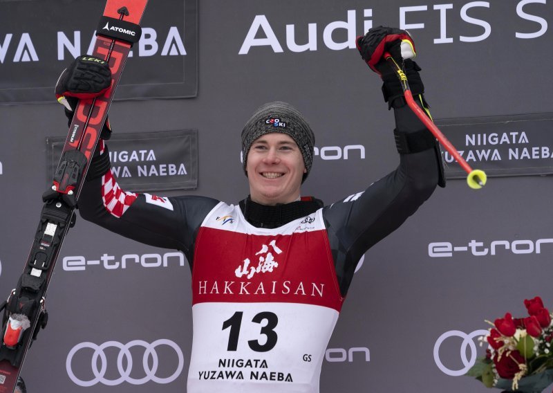 Hrvatski skijaš Filip Zubčić senzacionalni pobjednik veleslaloma u Japanu