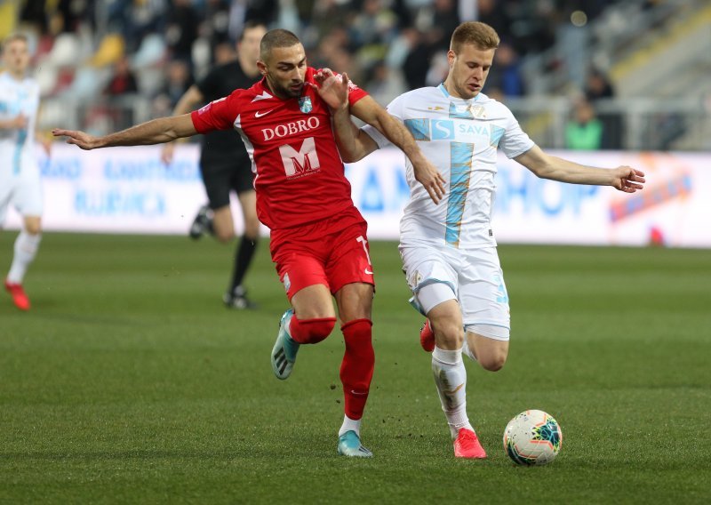 [VIDEO] Pogledajte gol kojim je Rijeka na svojoj Rujevici pobijedila Osijek u napetoj utakmici koju su gosti završili s igračem manje