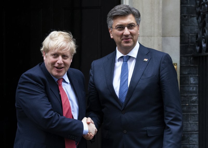 Plenković i Johnson žele jačati odnose Hrvatske i Velike Britanije