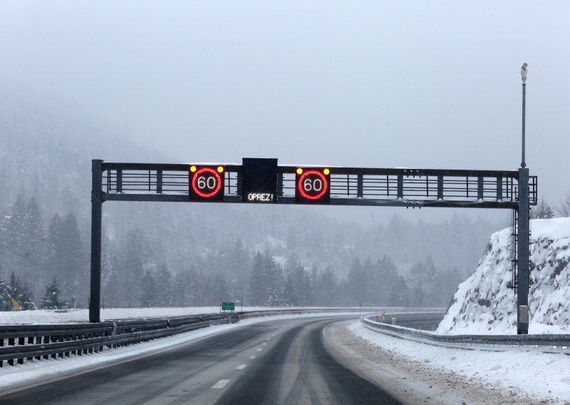 Snijeg i bura zatvorili promet za kamione i tegljače na A6 i A1