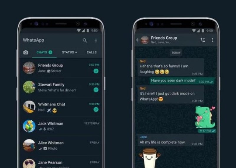 WhatsApp ima 'tamnu stranu', evo kako je aktivirati