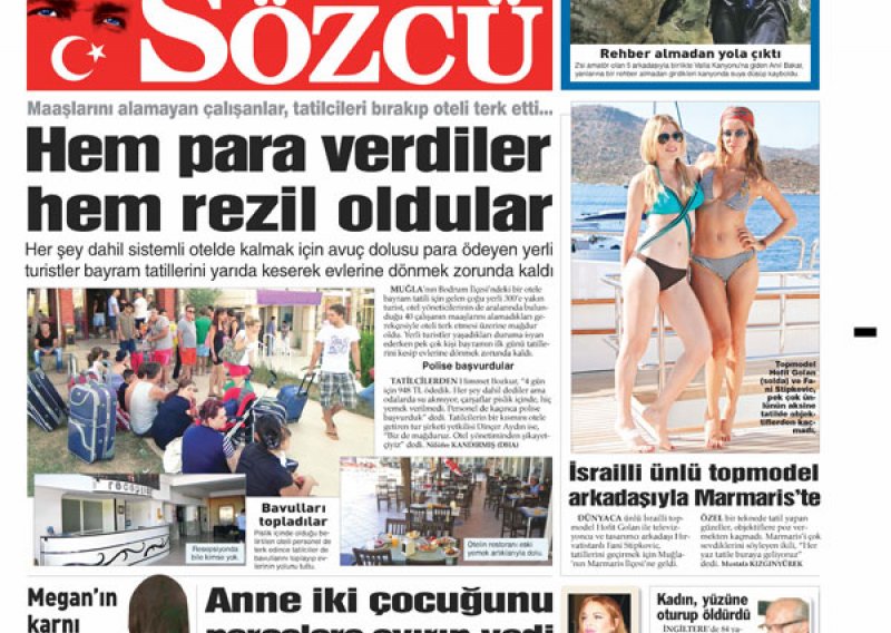 Fani Stipković završila na naslovnici turskih novina