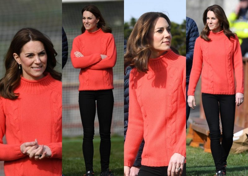 Raspoložena Kate Middleton zablistala u tenisicama brenda za kojim luduju modne ovisnice i trapericama iz Zare