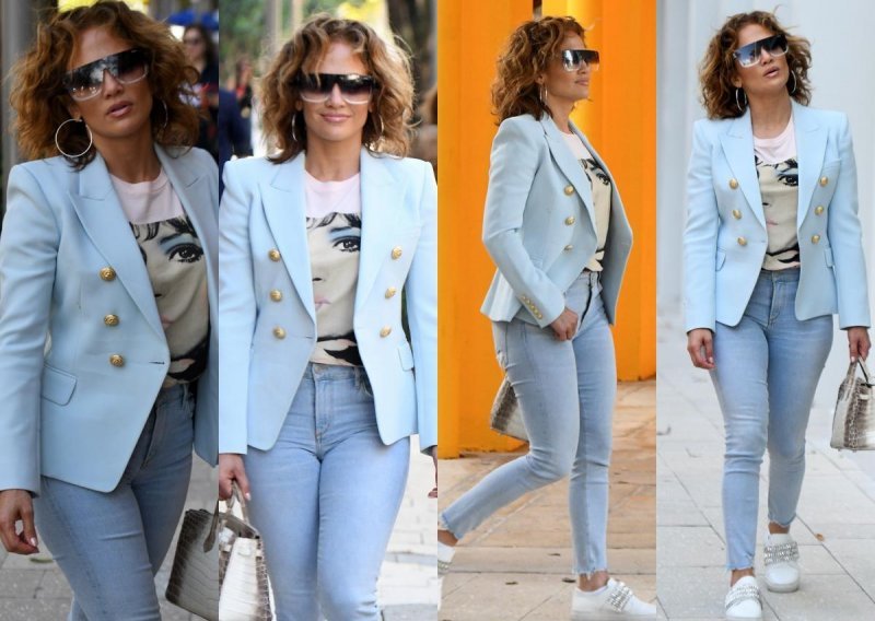 Odmor od ekstenzija: Jennifer Lopez pokazala prirodne uvojke, ali i stajling u duhu 80-ih