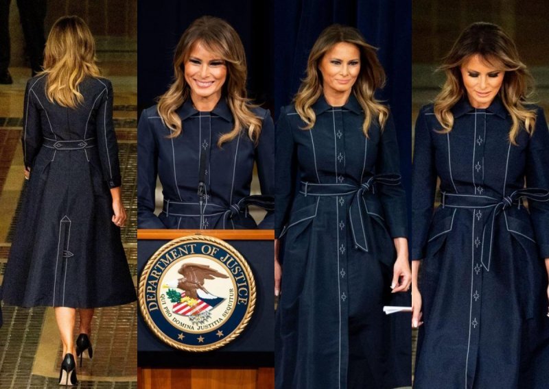 Melania Trump u već viđenom stajlingu: Haljina laskavog kroja stara dvije godine